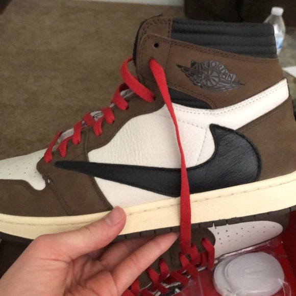 travis scott 1s worn once - Picture 4 of 8